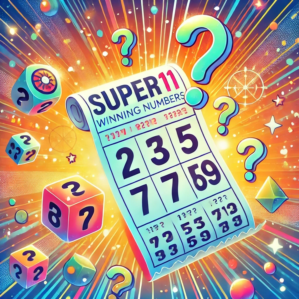 Super 11 und die Zufälligkeit der Lotterie-Gewinnzahlen